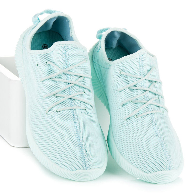 Vices Chaussures textiles à lacets bleu 2