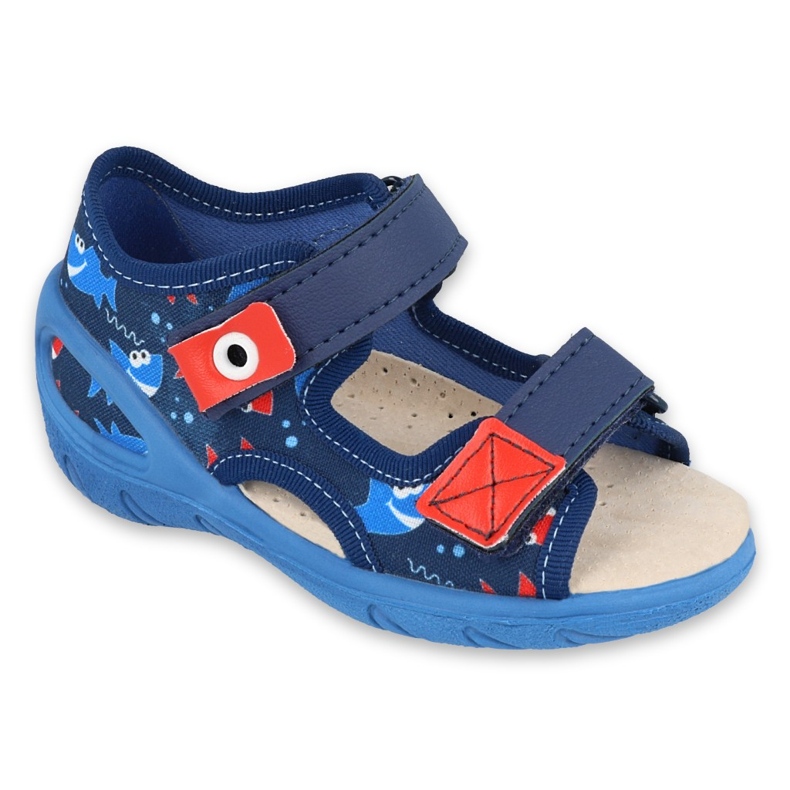 Befado chaussures pour enfants pu 065P129 bleu marine bleu 1