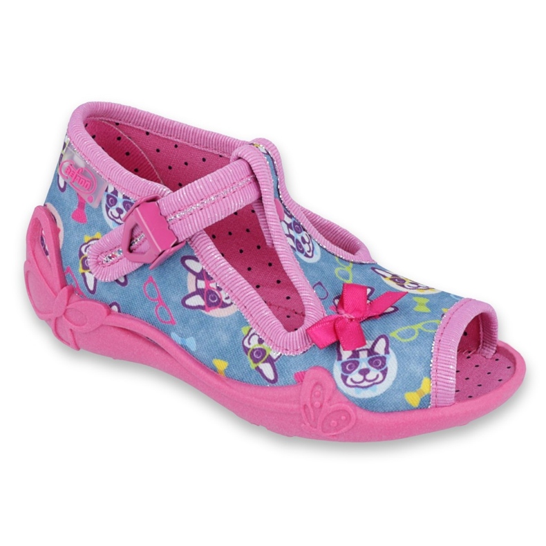 Chaussures enfant Befado rose 213P113 bleu multicolore 1 Chaussures enfant Befado rose 213P113 bleu multicolore 1