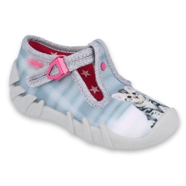 Chaussures enfant Befado 110P365 rose gris multicolore 1