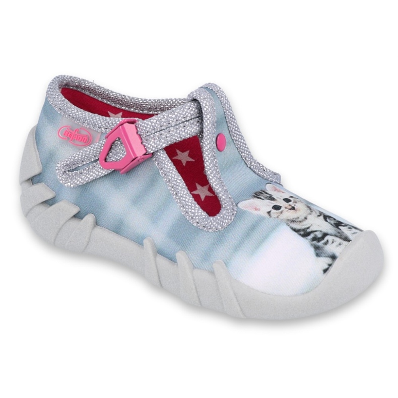 Chaussures enfant Befado 110P365 rose gris multicolore 1