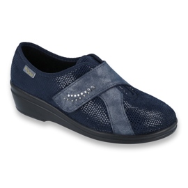 Befado chaussures pour femmes pu 032D001 bleu marin 1