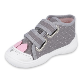 Chaussures enfant Befado 212P059 gris rose 1