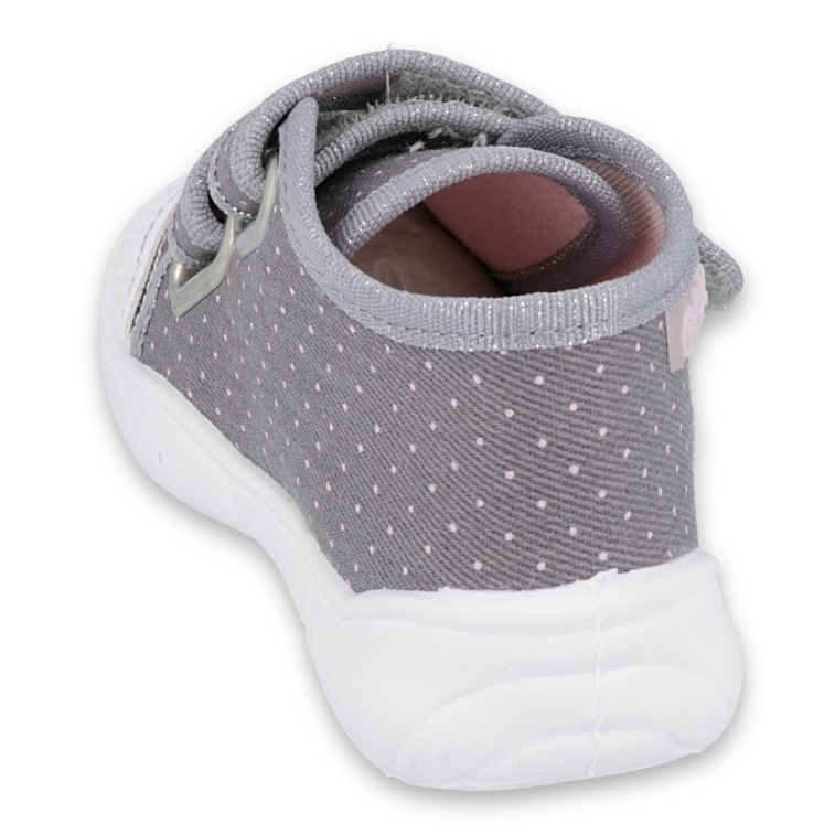 Chaussures enfant Befado 212P059 gris rose 2