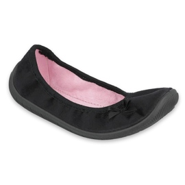 Ballerinas pour enfants Befado avec un arc 980x070 noir 1