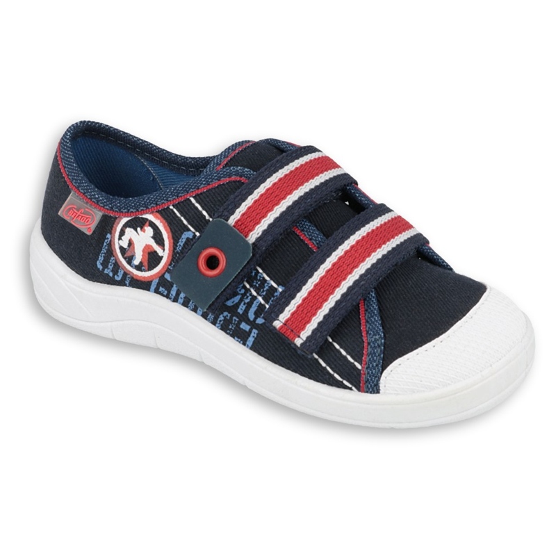 Befado chaussures pour enfants 672X058 rouge bleu marine 1