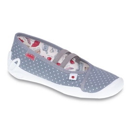 Chaussures enfant Befado 116Y199 blanc gris 1