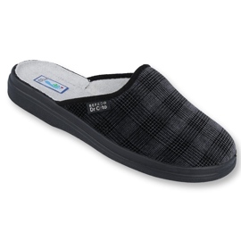 Befado chaussures pour hommes pu 125M011 noir gris 1