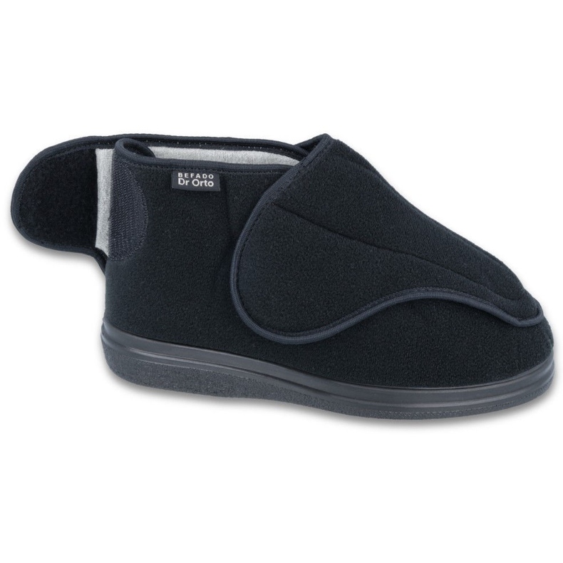 Dr.Torto Befado Chaussures pour hommes pour Velcro Pu 163m002 noir 1
