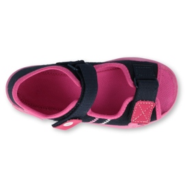 Chaussures pour enfants Befado 242P056 bleu marine rose 2