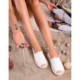 SHELOVET Espadrilles légères femme blanche 1 SHELOVET Espadrilles légères femme blanche 1