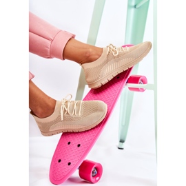 FM1 Chaussures de sport à enfiler Sequro beiges pour femmes 1