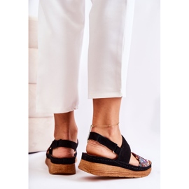 Sandales pour Femme en Cuir Maciejka 04142-20 Noir le noir multicolore 4
