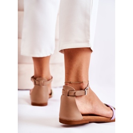 Sandales pour femmes à la mode Maciejka L4953-04 Multicolore beige 4
