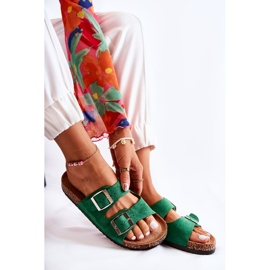 FB1 Slip-on vert pour femme Misandei 3