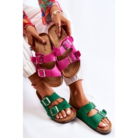 FB1 Slip-on vert pour femme Misandei 5
