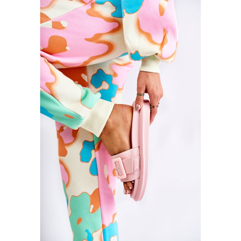 Chaussons Femme Avec Boucle Rose Devia 1