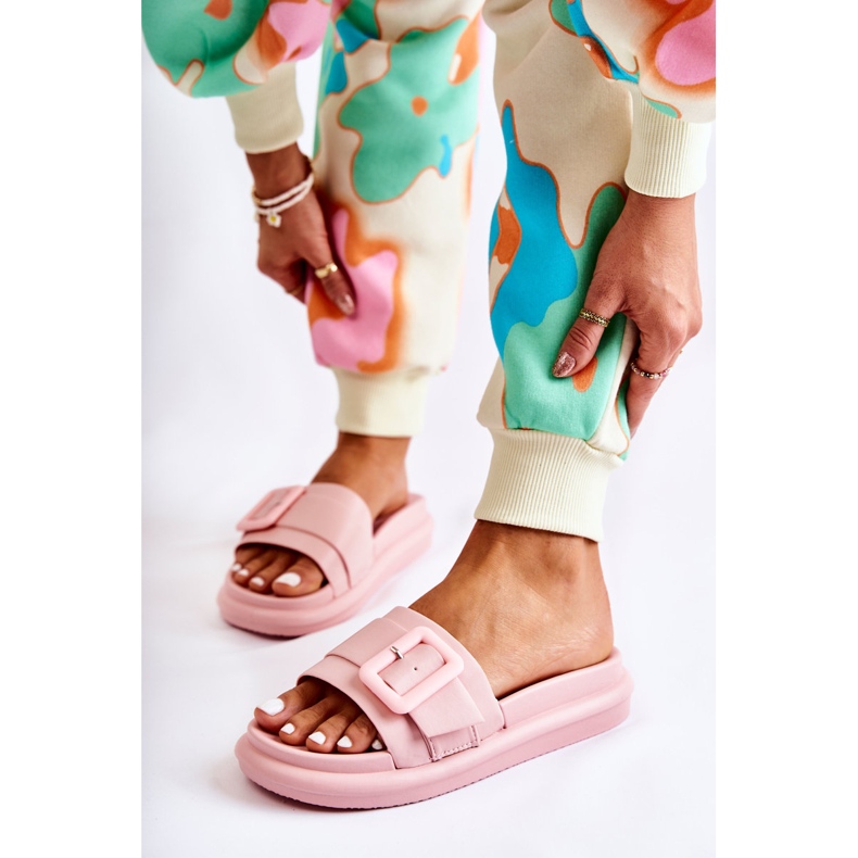 Chaussons Femme Avec Boucle Rose Devia 2