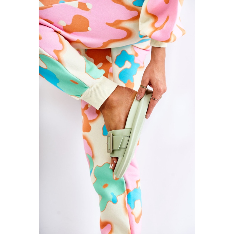 Chaussons Femme Verts À Boucle Devia 2