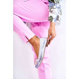 Ballerines en Cuir pour Femme avec Cristaux Nicole 2749 Blanc-Bleu blanche 1 Ballerines en Cuir pour Femme avec Cristaux Nicole 2749 Blanc-Bleu blanche 1