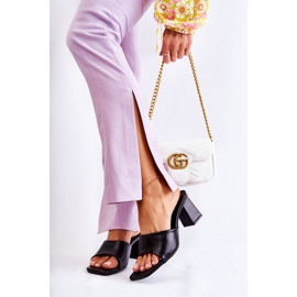 PG1 Chaussons Classiques En Cuir à Talon Noir Talena 2