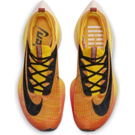 Chaussure de running Nike Air Zoom Alphafly Next% Flyknit M DO2407-728 le noir orange jaune 1