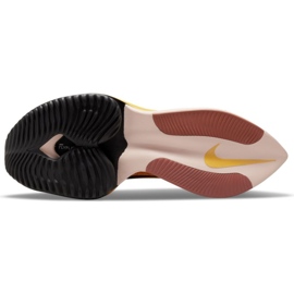 Chaussure de running Nike Air Zoom Alphafly Next% Flyknit M DO2407-728 le noir orange jaune 4