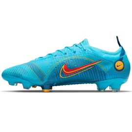 Chaussures de football Nike Mercurial Vapor 14 Elite Fg M DJ2837 484-S bleu bleu 1
