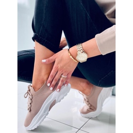 Baskets chaussettes Wendy Kaki beige 2 Baskets chaussettes Wendy Kaki beige 2