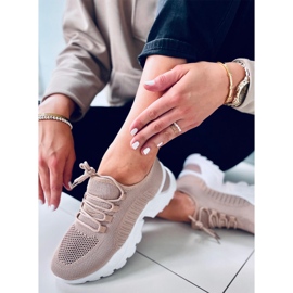 Baskets chaussettes Thorne Kaki beige 1