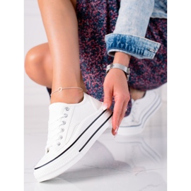 SHELOVET Baskets sur la plate-forme blanc 1