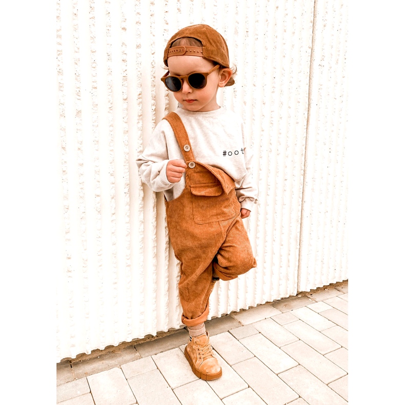 PA1 Baskets Montantes Enfant Zippées Boone Camel jaune chameau 2