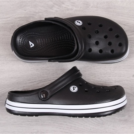 Chaussons noirs homme American Club noir 1
