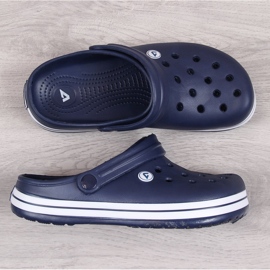 Chaussons de piscine homme bleu marine American Club 1