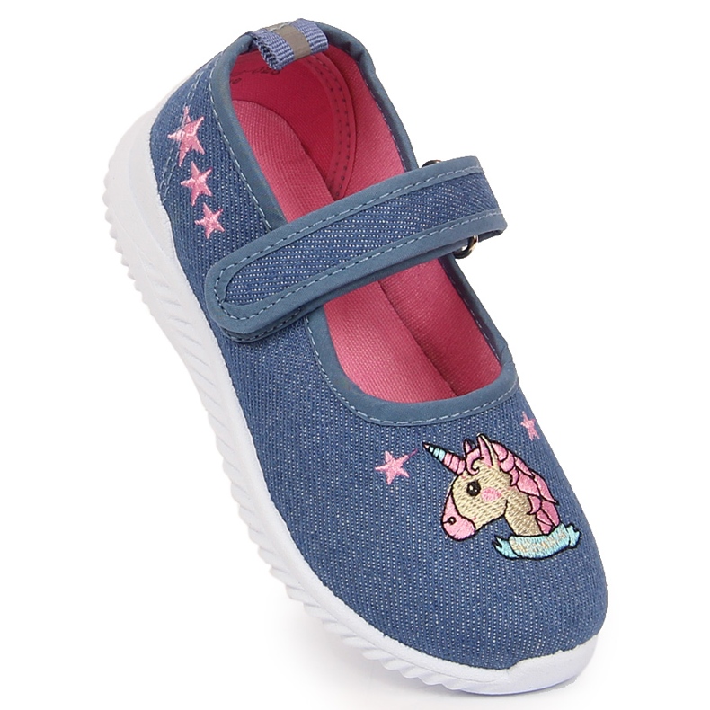 Ballerines licorne Atletico fille bleu 1