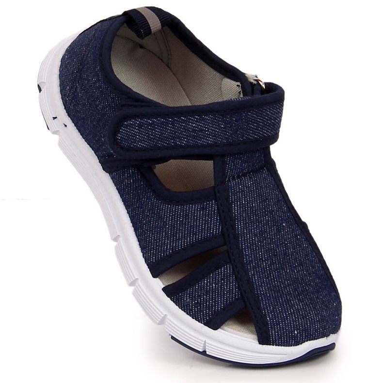 Baskets garçon avec velcro bleu marine Atletico 1 Baskets garçon avec velcro bleu marine Atletico 1