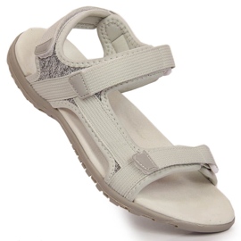 Sandales sport velcro grises American Club 1
