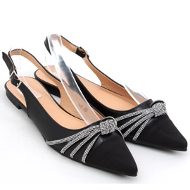 Ballerines à talon ouvert Taylor Black le noir 3