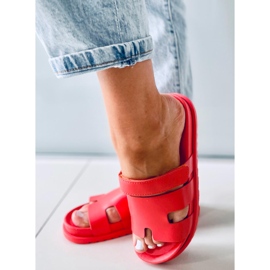 Chaussons femme Orange Fauve 2