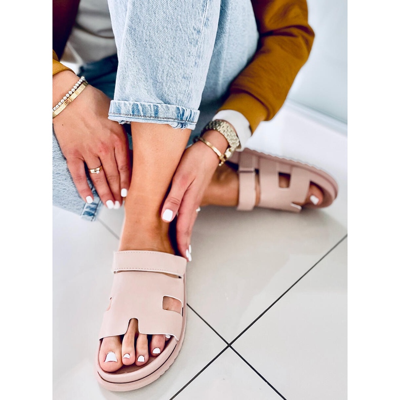 Chaussons femme Beige Fauve 1