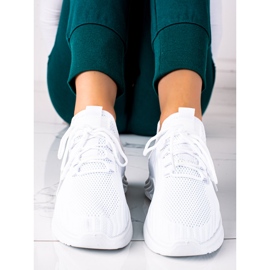 SHELOVET Chaussures de sport blanches 1