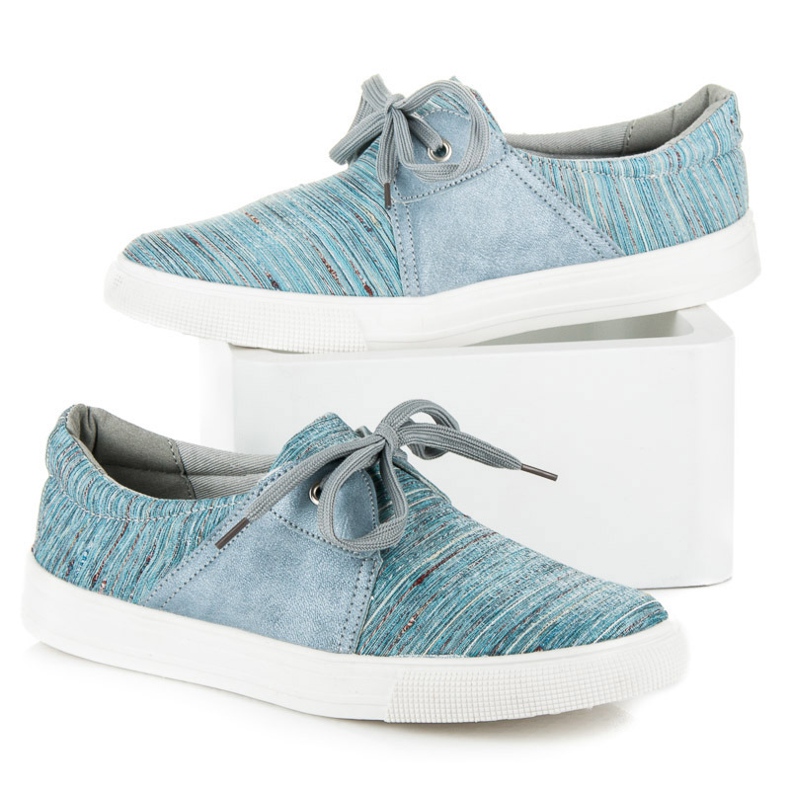 Kylie Baskets À Motif Ethnique bleu 1