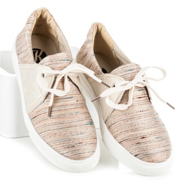 Kylie Baskets à motif ethnique brun 2