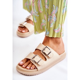 PJ1 Chaussures à enfiler beiges classiques pour femmes Weston 2