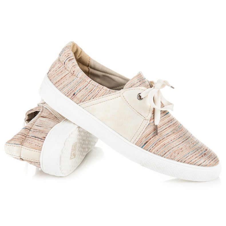 Kylie Baskets à motif ethnique brun 1