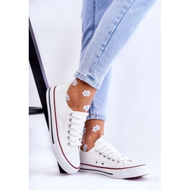 PJ1 Baskets Classiques Femme Blanc Be Mine 2