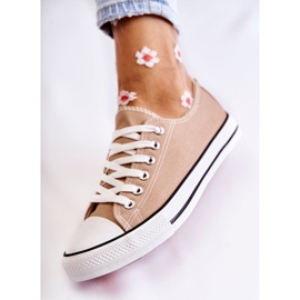 PJ1 Baskets Classiques Femme Tied Beige Foncé Be Mine 6