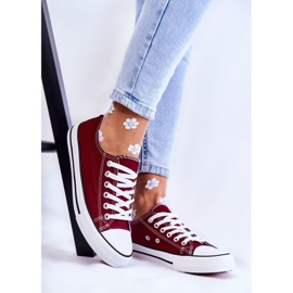 Baskets Classiques Femme Tied Bordeaux Be Mine rouge 1 Baskets Classiques Femme Tied Bordeaux Be Mine rouge 1