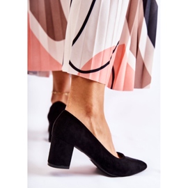 PS1 Escarpins Classiques En Daim On A Bar Noir Lency le noir 1