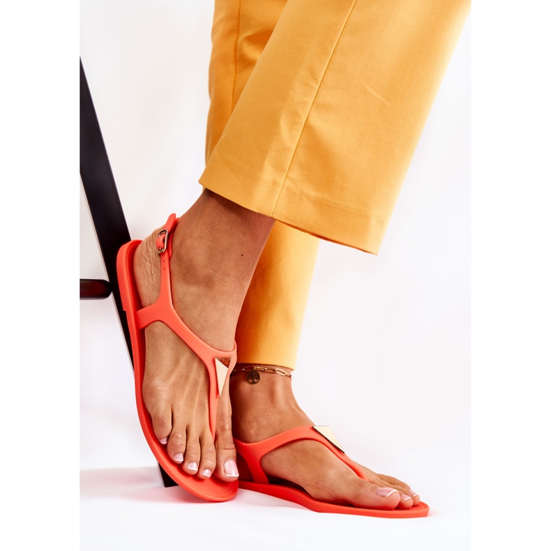 PH1 Sandales Femme Orange Fluo Orage 1